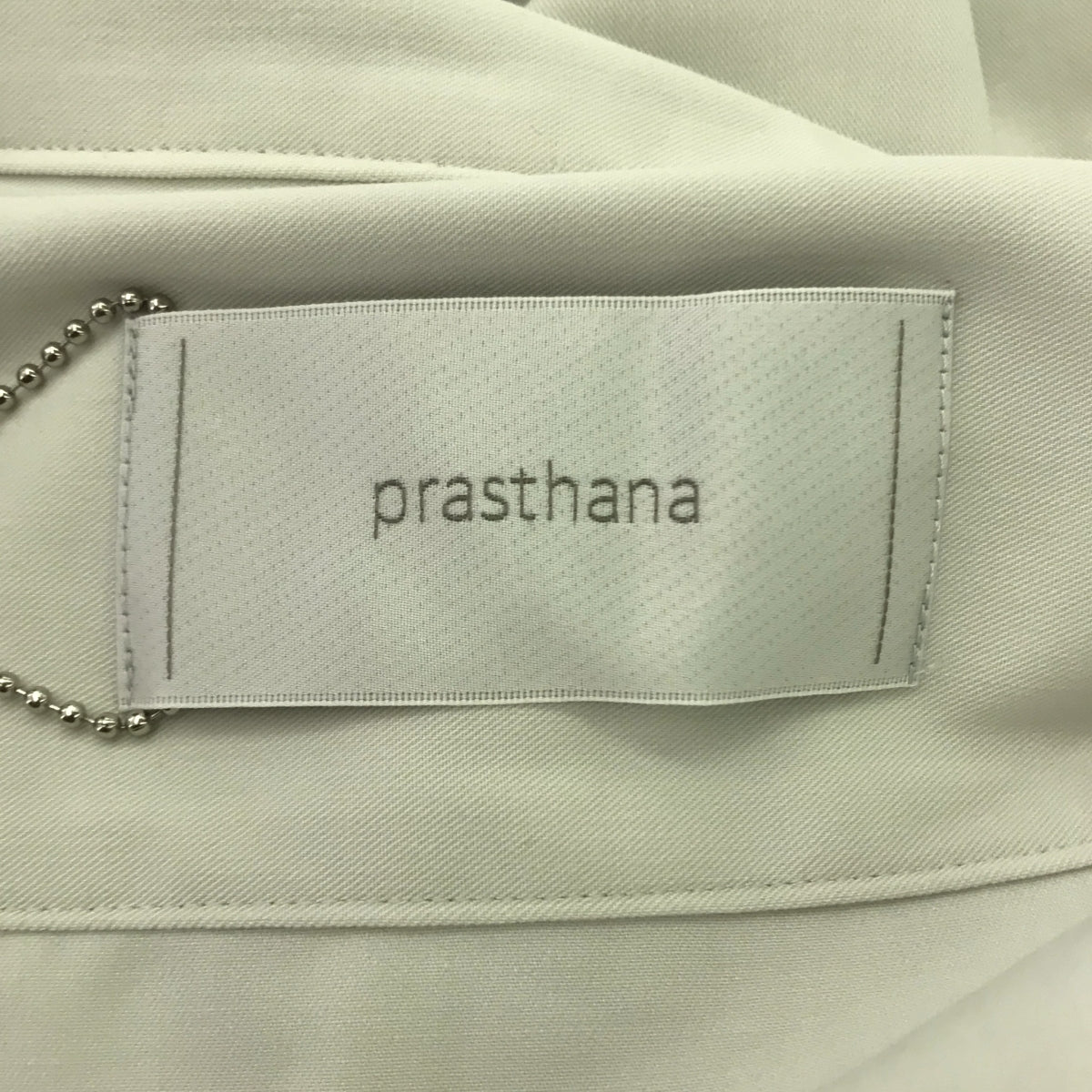[新] prasthana / Prasthana |長環大袖襯衫 | M |灰色 |男士