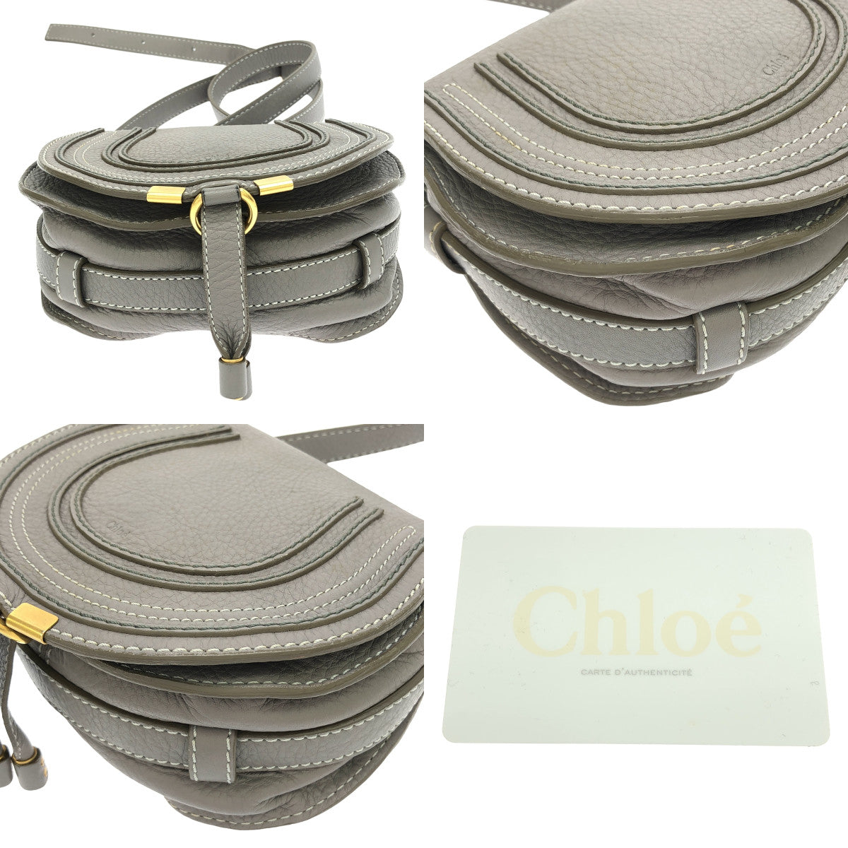 Chloe / クロエ | Marcie ラウンド スモール バッグ | グレー | レディース