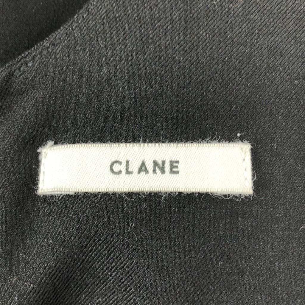 CLANE | U領休閒褲 | 0碼 | 黑色 | 女款