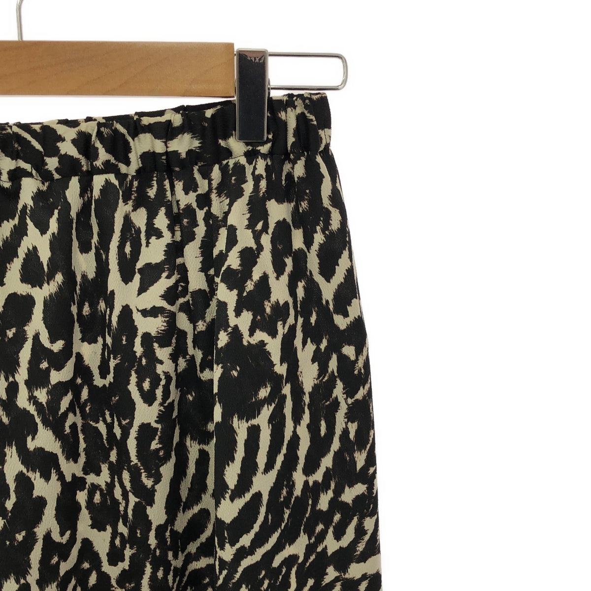 ESLOW | Leopard print gathered easy skirt | F | Women's