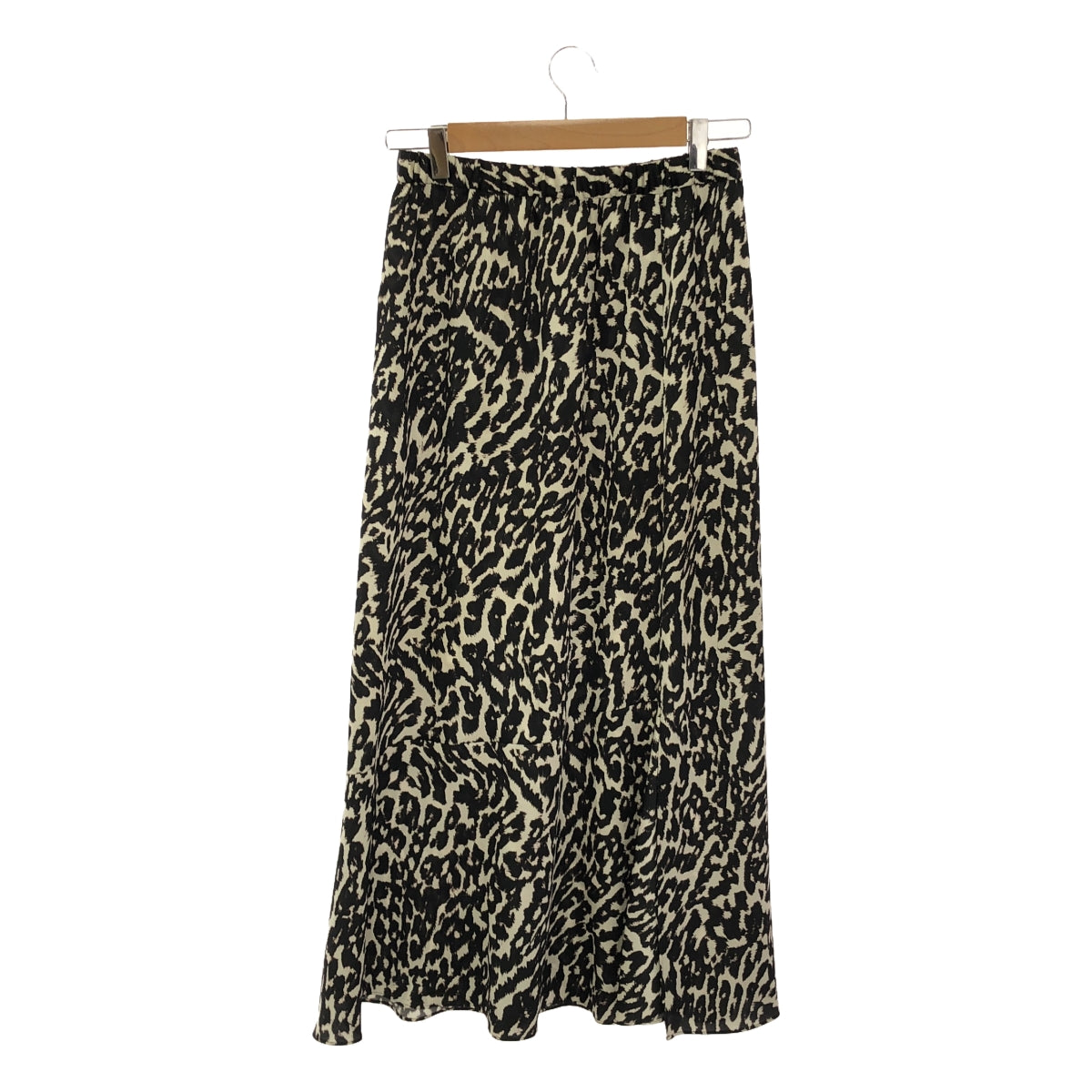 ESLOW | Leopard print gathered easy skirt | F | Women's