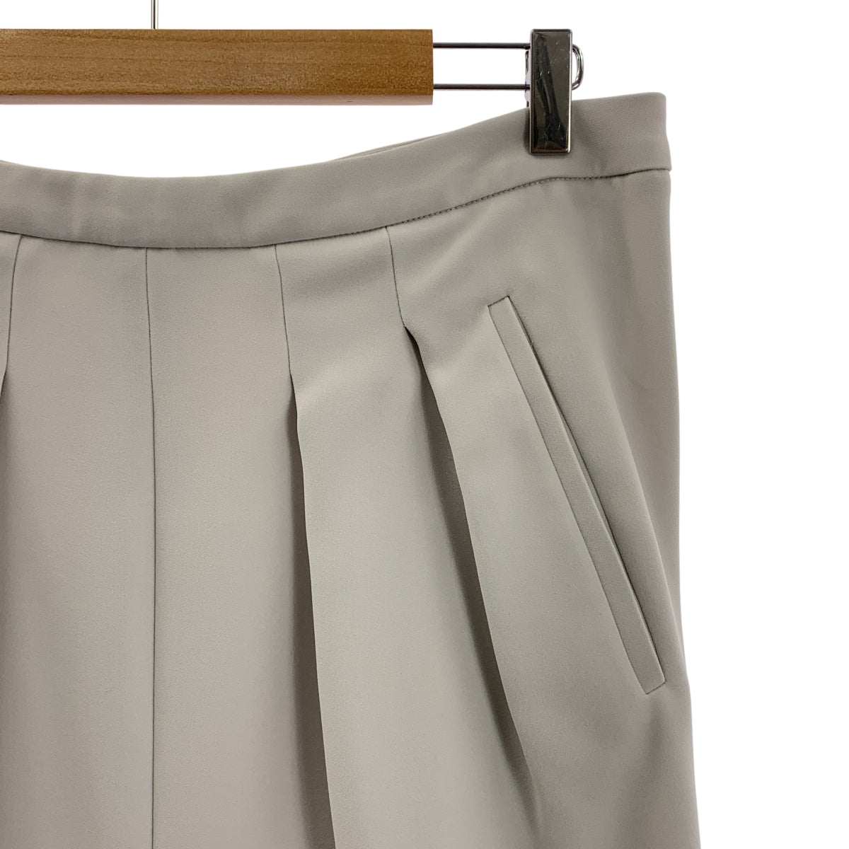 BALENCIAGA / バレンシアガ | バックジップ タック スカート | 42 | レディース