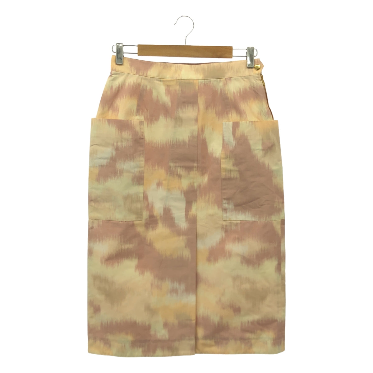 Drawer | Pale camouflage tight skirt | 38 | Women's