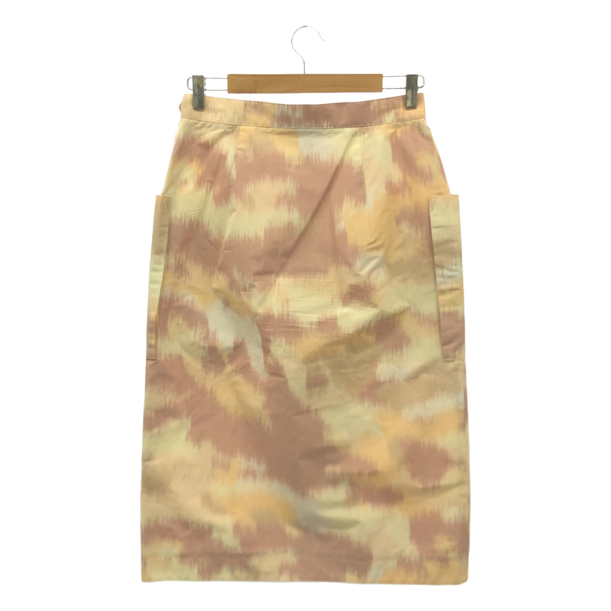 Drawer | Pale camouflage tight skirt | 38 | Women's