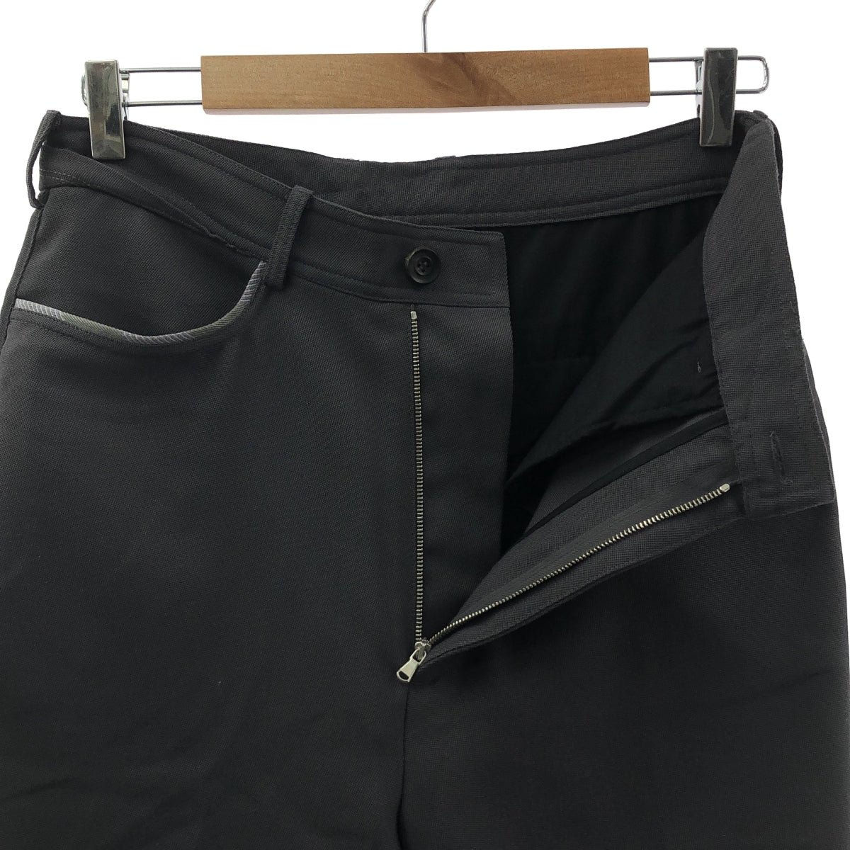 Kiko Kostadinov | 2024 秋冬 | OHNE K-DART TROUSER 聚酯羊毛垂墜喇叭褲 | 尺寸 46 | 男款