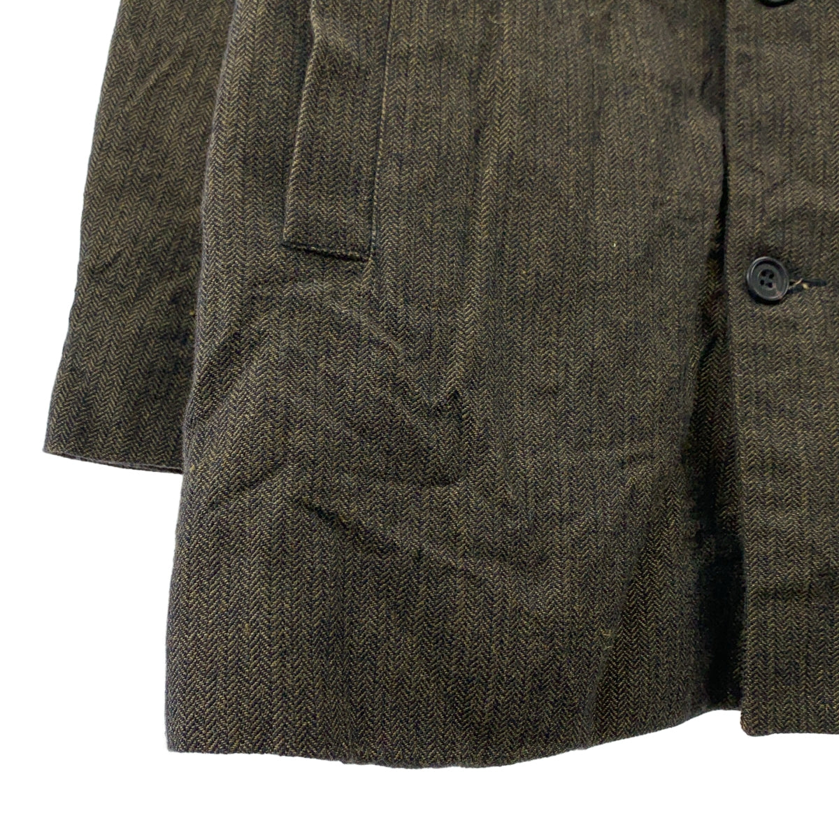 Paul Harnden ポールハーデン　カバーオール　チャコール　ウールリネン Paul Harnden ポールハーデン カバーオール チャコール ウールリネン