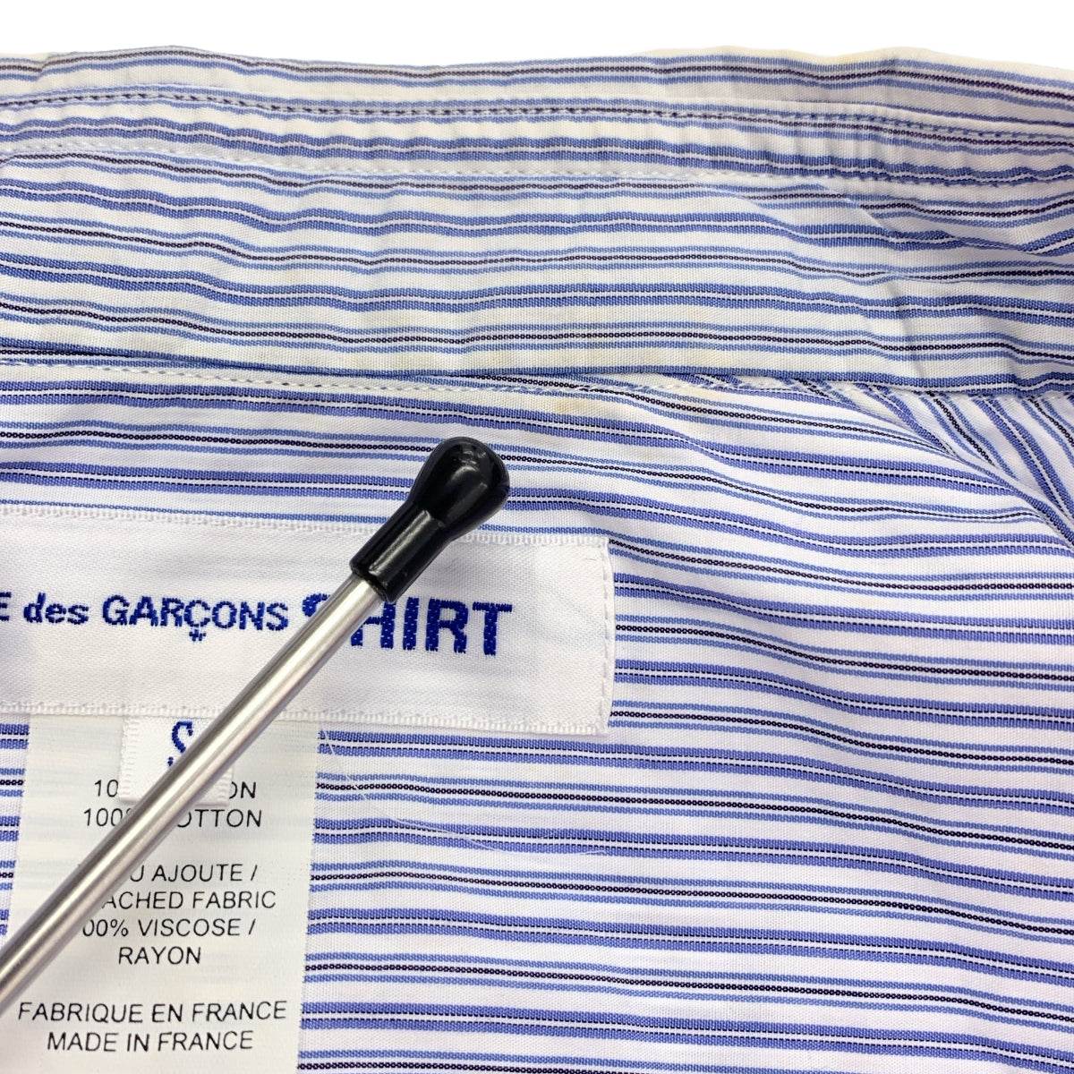 COMME des GARCONS SHIRT / コムデギャルソンシャツ | コットン パッチワーク シャツ | S | マルチカラー | メンズ
