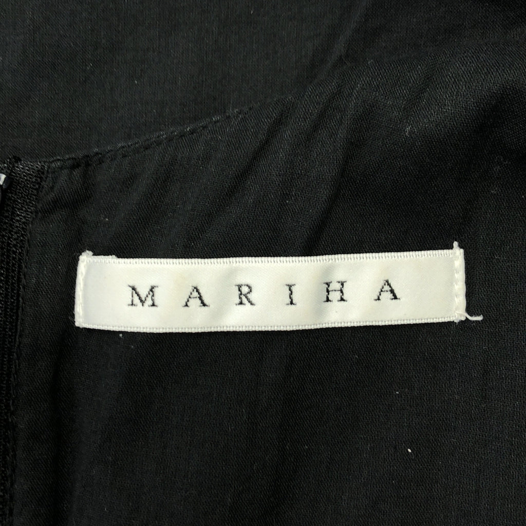 MARIHA / マリハ | バックジップ ボリューム ドレス ワンピース / 裏地付き |