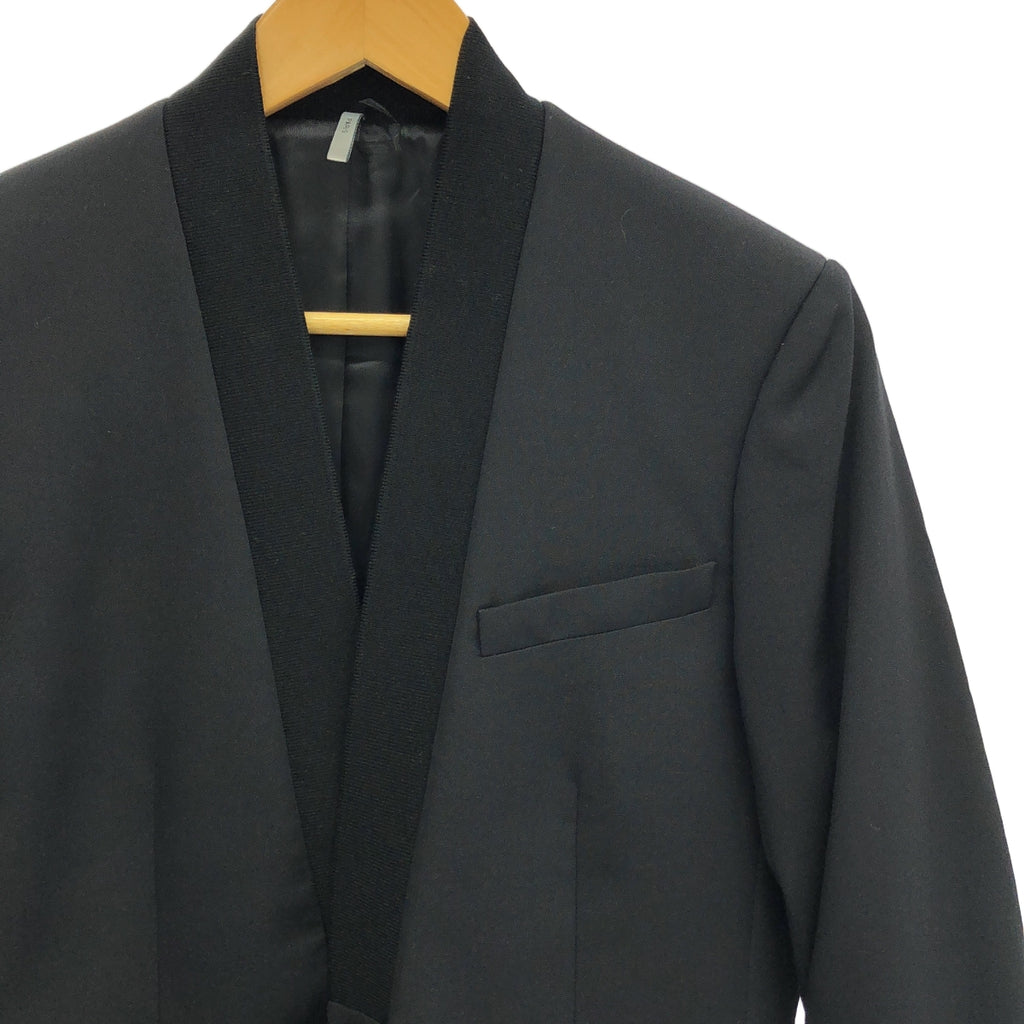【美品】  Dior / ディオール | リブカラー 2B ウール ジャケット | 44 | ブラック | メンズ