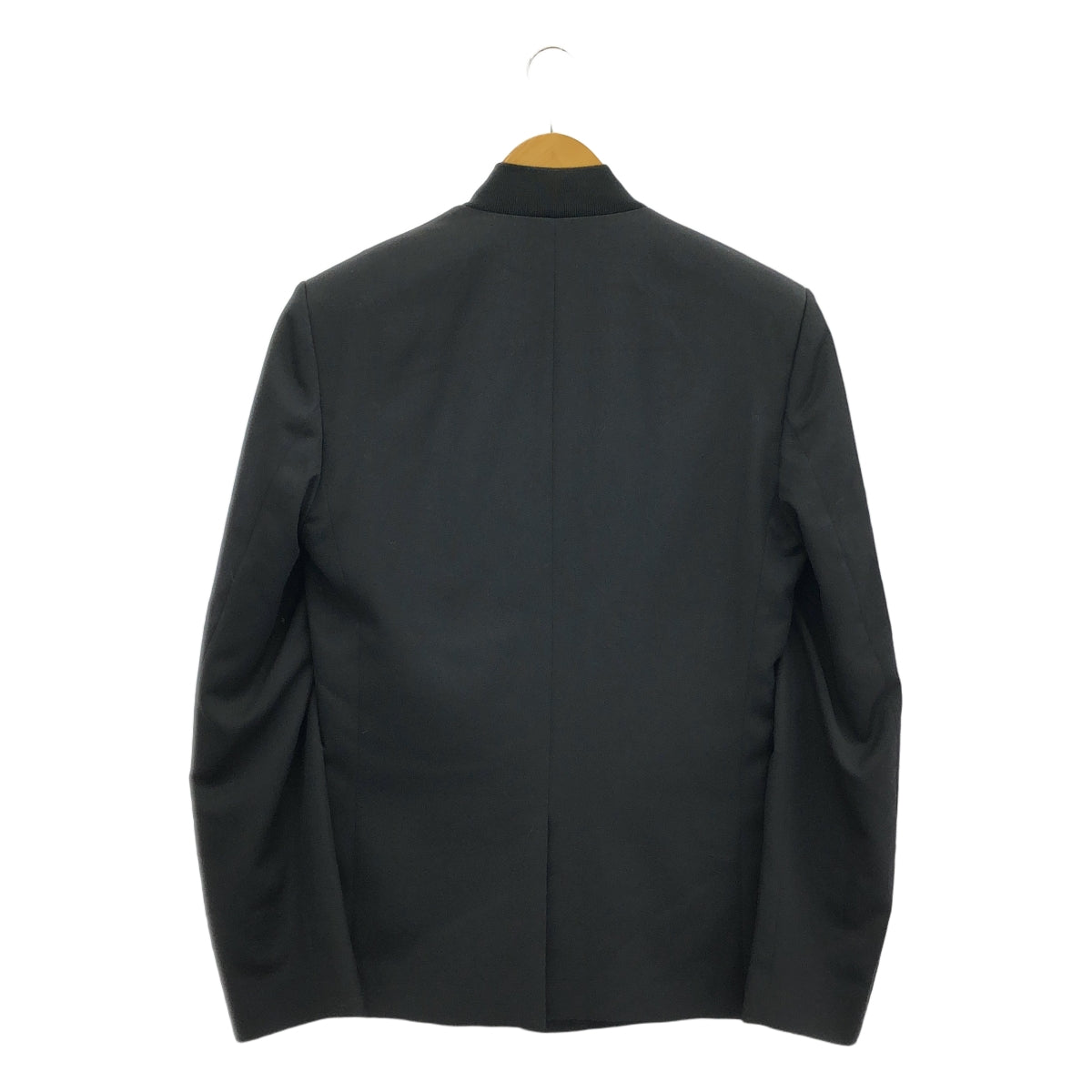 【美品】  Dior / ディオール | リブカラー 2B ウール ジャケット | 44 | ブラック | メンズ