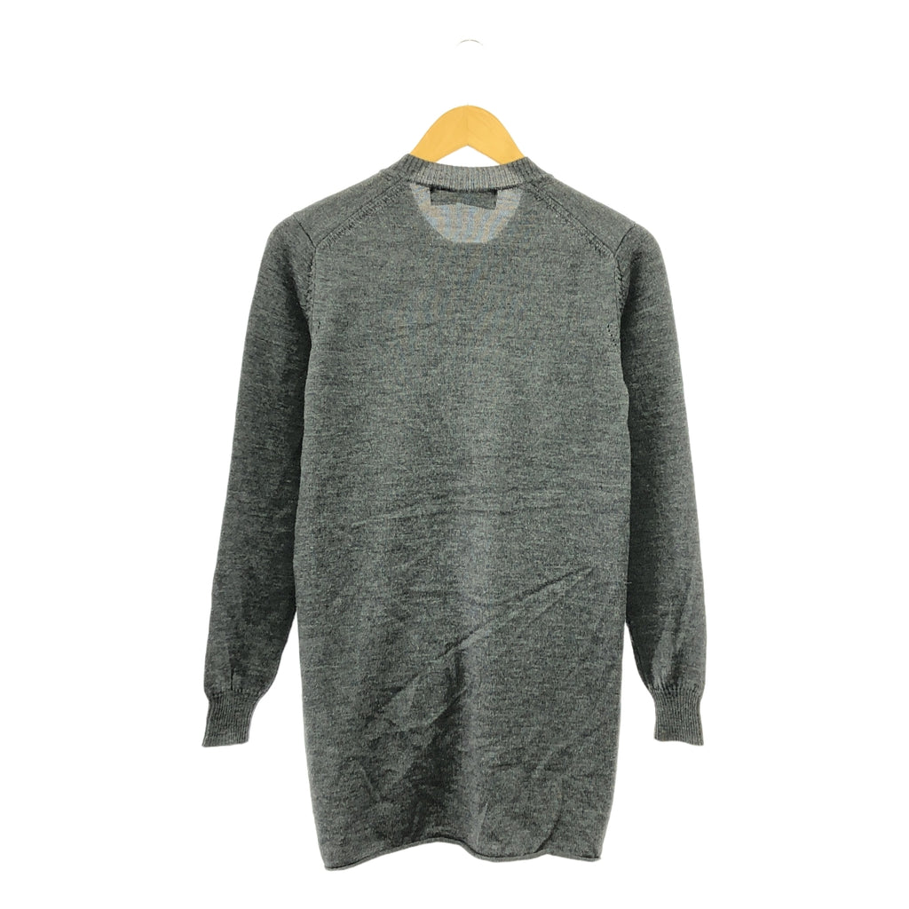 tricot COMME des GARCONS / トリココムデギャルソン | 2011AW | ウール ロング ニットカーディガン | グレー | レディース