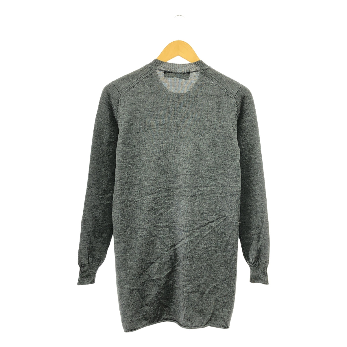 tricot COMME des GARCONS | 2011AW | 羊毛長針織開襟衫 | 灰色 | 女款