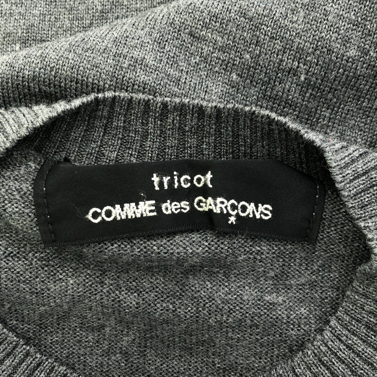 tricot COMME des GARCONS | 2011AW | 羊毛長針織開襟衫 | 灰色 | 女款