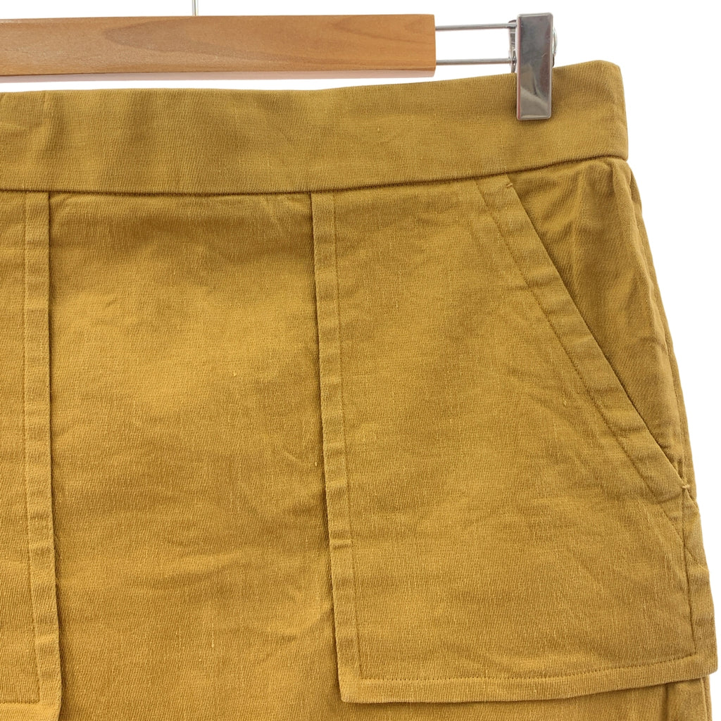 Drawer / 드로어 | 코튼 린넨 스트레치 스커트 | 40 | 브라운 | 여성