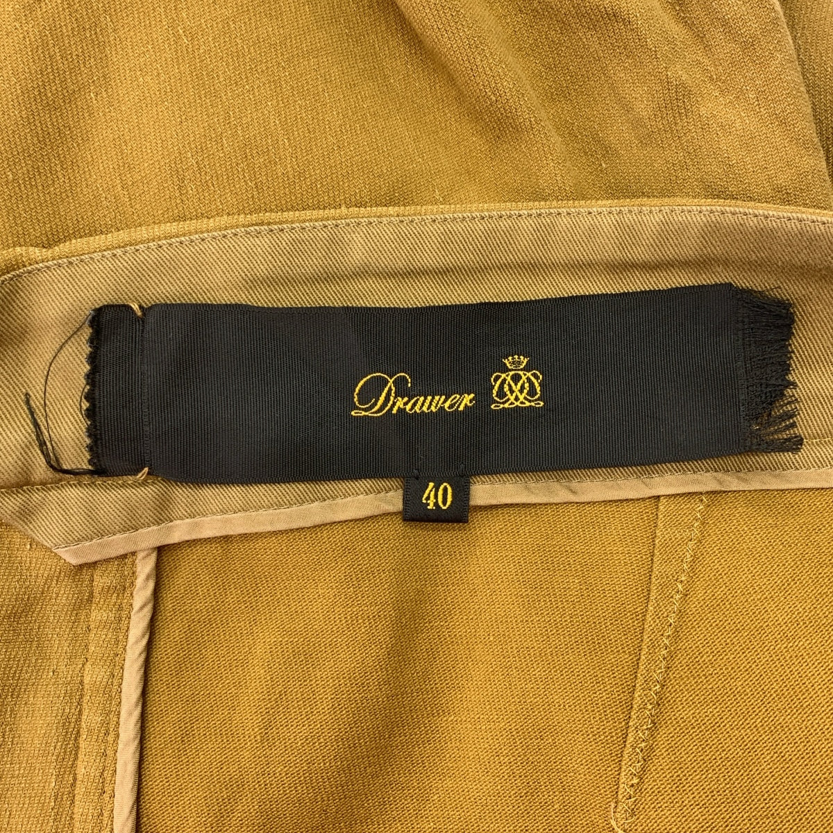 Drawer / 드로어 | 코튼 린넨 스트레치 스커트 | 40 | 브라운 | 여성