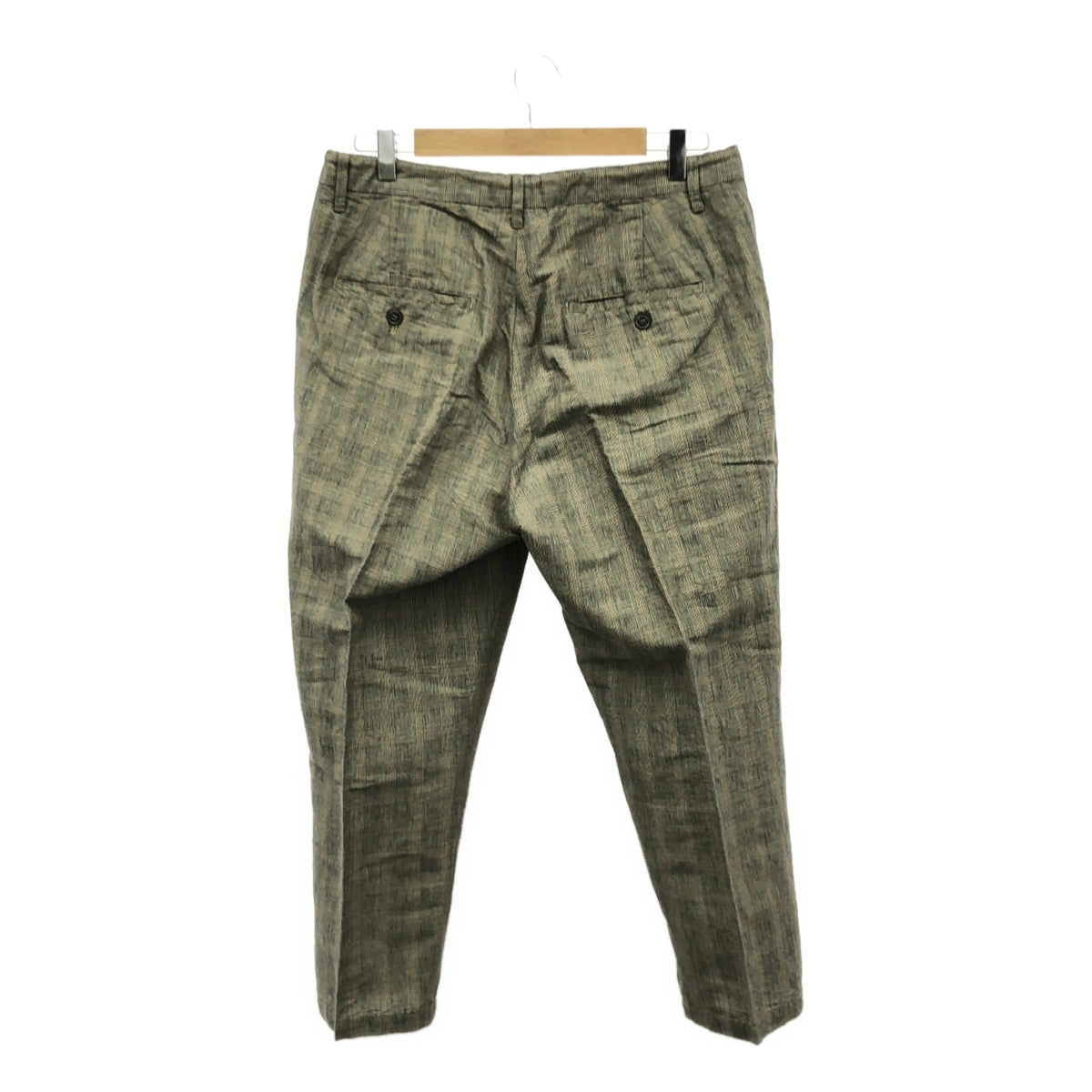 巢狀睡袍 / 巢狀睡袍 |亞麻棉格紋褲 | F |灰色 |女性的