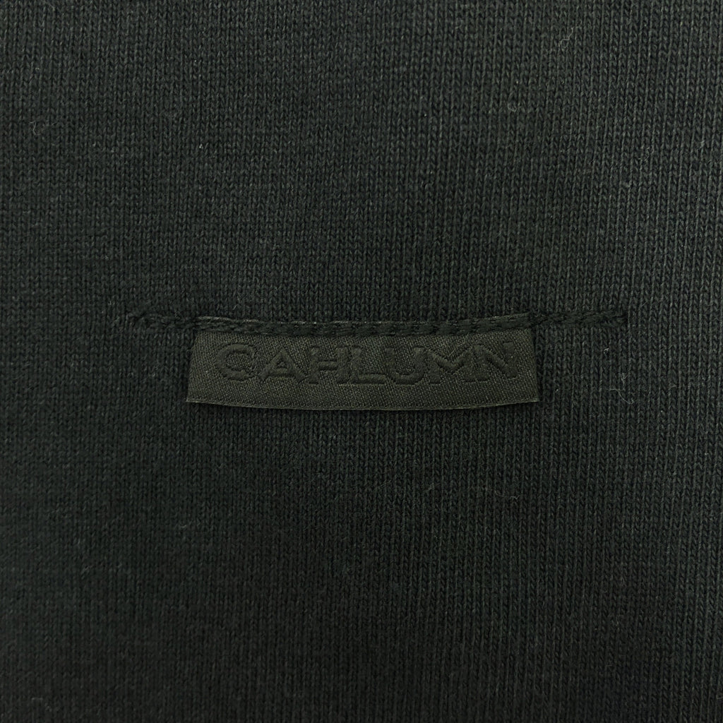 CAHLUMN / カウラム | 2024AW | Heavy Weight Jersey Thermal Lined Zip Hoodie 裏サーマル スウェット ジップパーカー | L | ブラック | メンズ