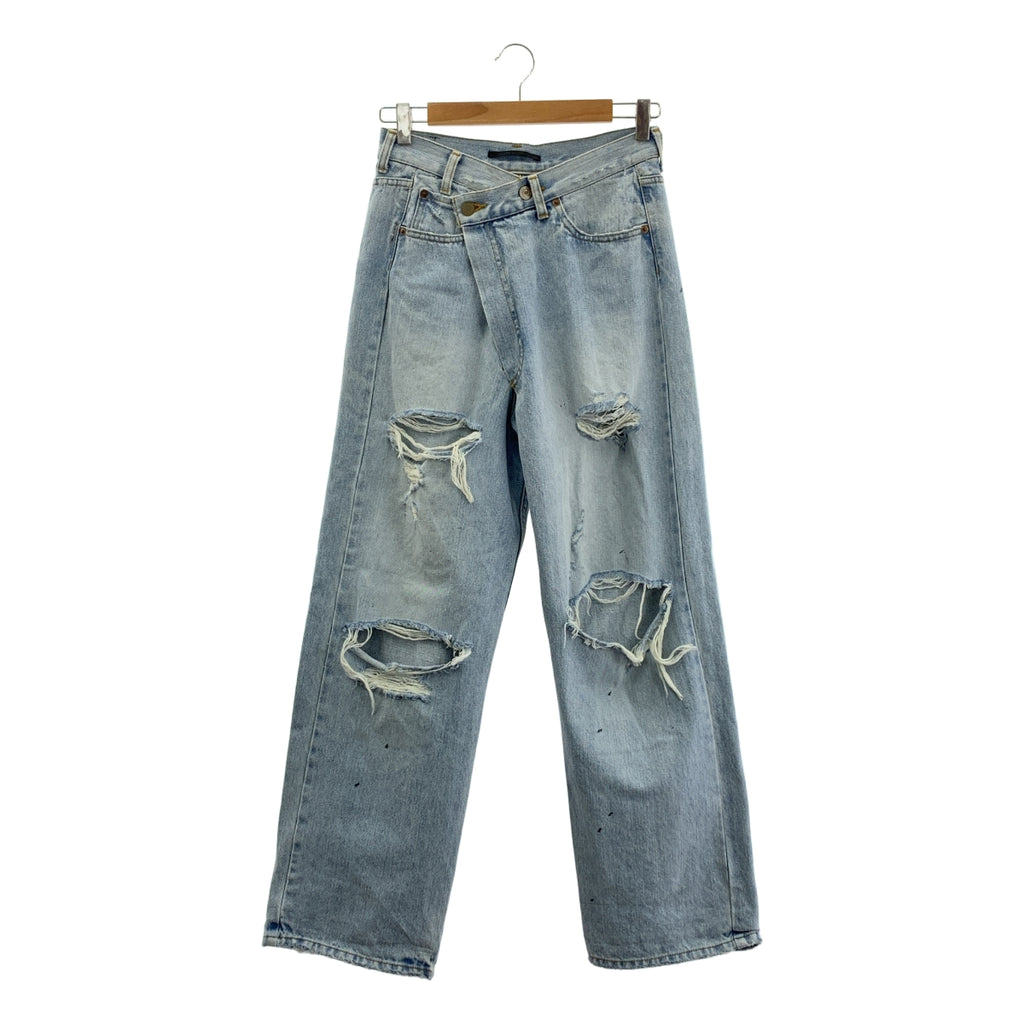 AP STUDIO / エーピーストゥディオ | 2023SS | アシンメトリーデニムパンツ | 34 | レディース