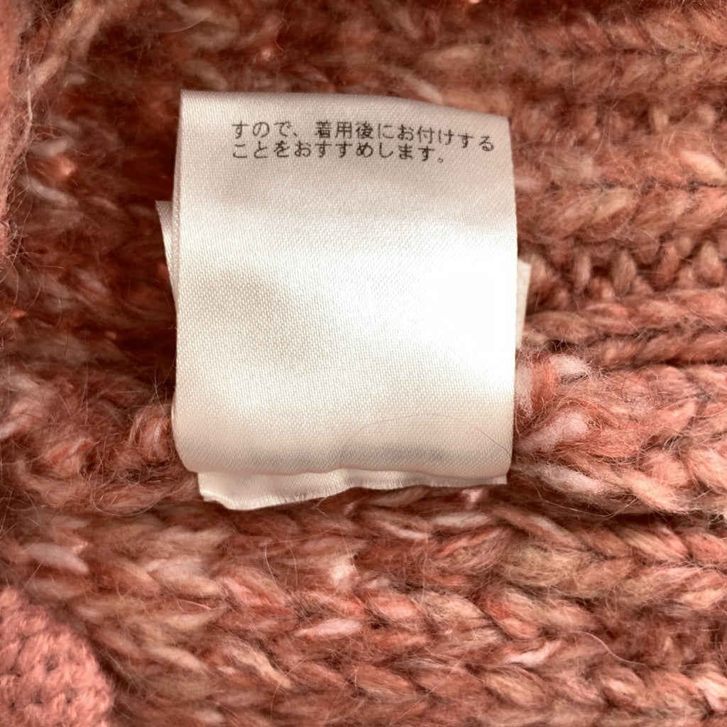 CLANE | 2023 秋冬系列 | 混紡馬海毛針織開襟衫 | 1 碼 | 粉紅色 | 女款