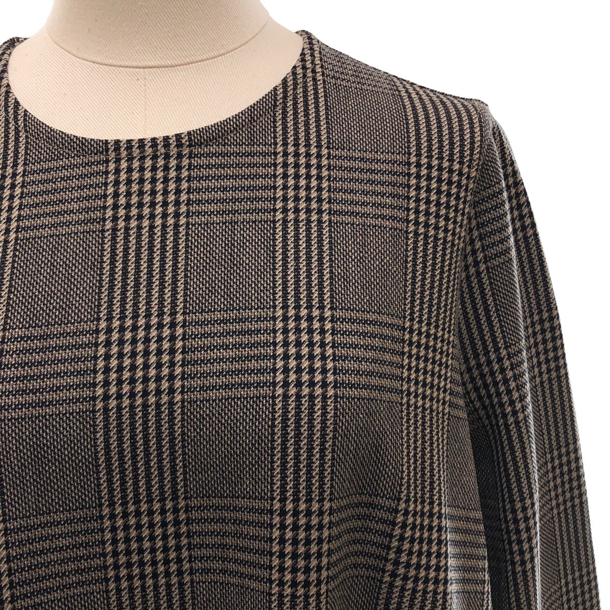 45r / フォーティファイブアール | ウール混 ストレッチ チェック