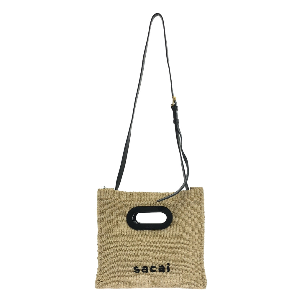 sacai / サカイ | Abaka Shopper Bag Small ロゴ バイカラー 2way ショルダーバッグ | OS |