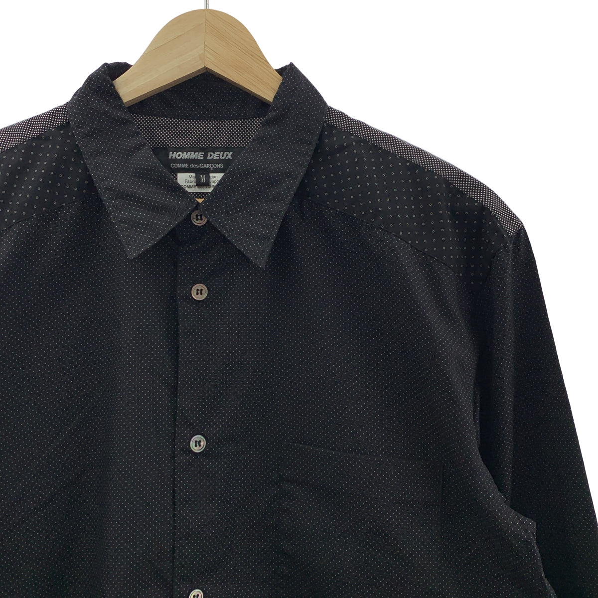COMME des GARCONS HOMME DEUX / コムデギャルソンオムドゥ | 2014SS | 総柄 レギュラーカラー オーバー シャツ | M | メンズ