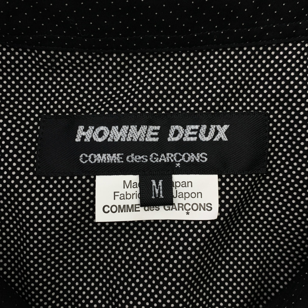 COMME des GARCONS HOMME DEUX / 콤데 갤슨 옴두 | 2014SS | 총 무늬 레귤러 컬러 오버 셔츠 | M |