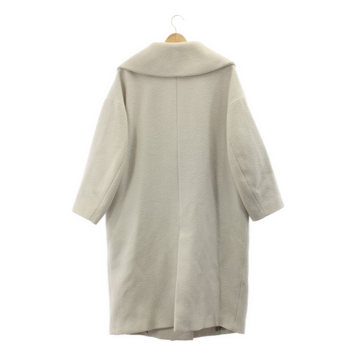 ADORE / アドーア | ウール クレーター メルトンコート | 36 | ホワイト | レディース