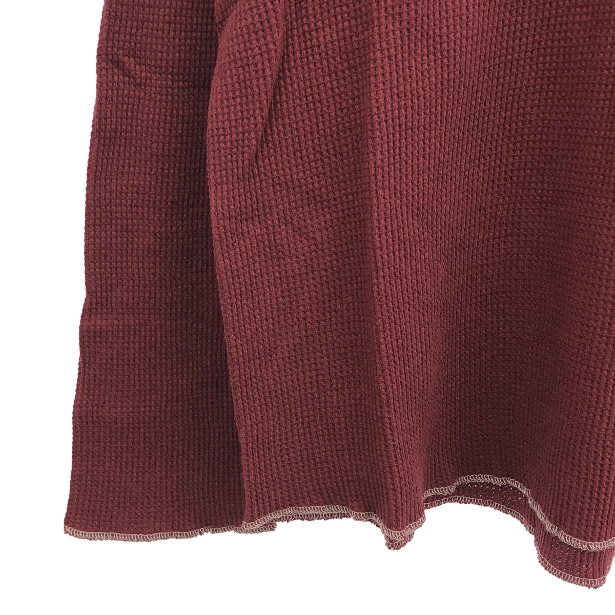 [New] prasthana / Prasthana | Deep V Hoodie | M | Burgundy | Men's