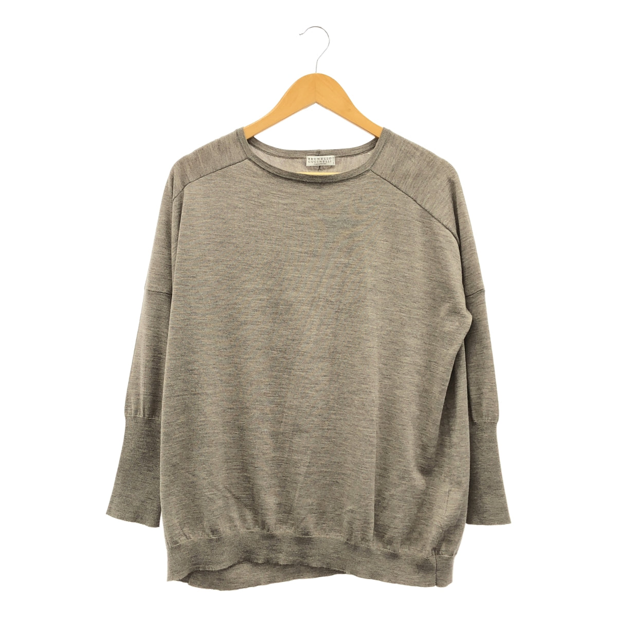 BRUNELLO CUCINELLI | 羊絨與絲質套頭針織衫 | S碼 | 女款