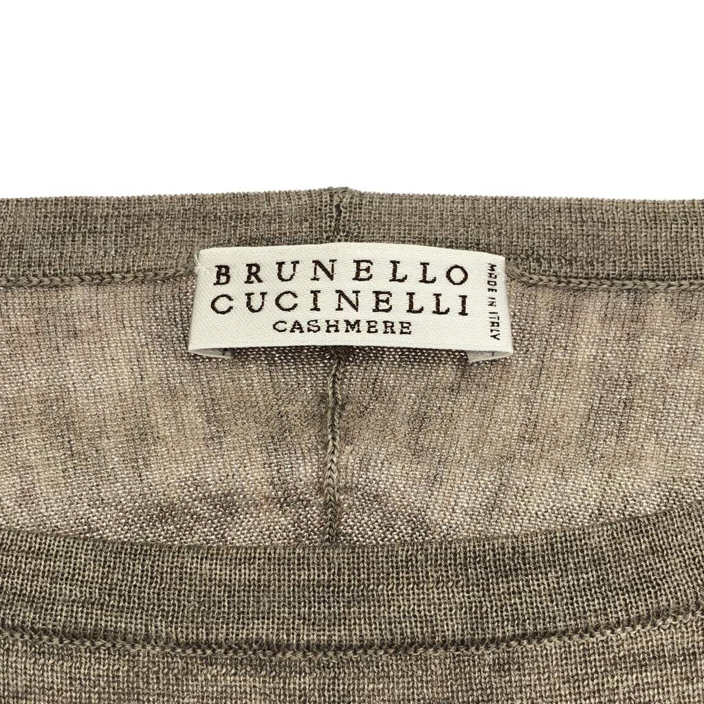 BRUNELLO CUCINELLI | 羊絨與絲質套頭針織衫 | S碼 | 女款