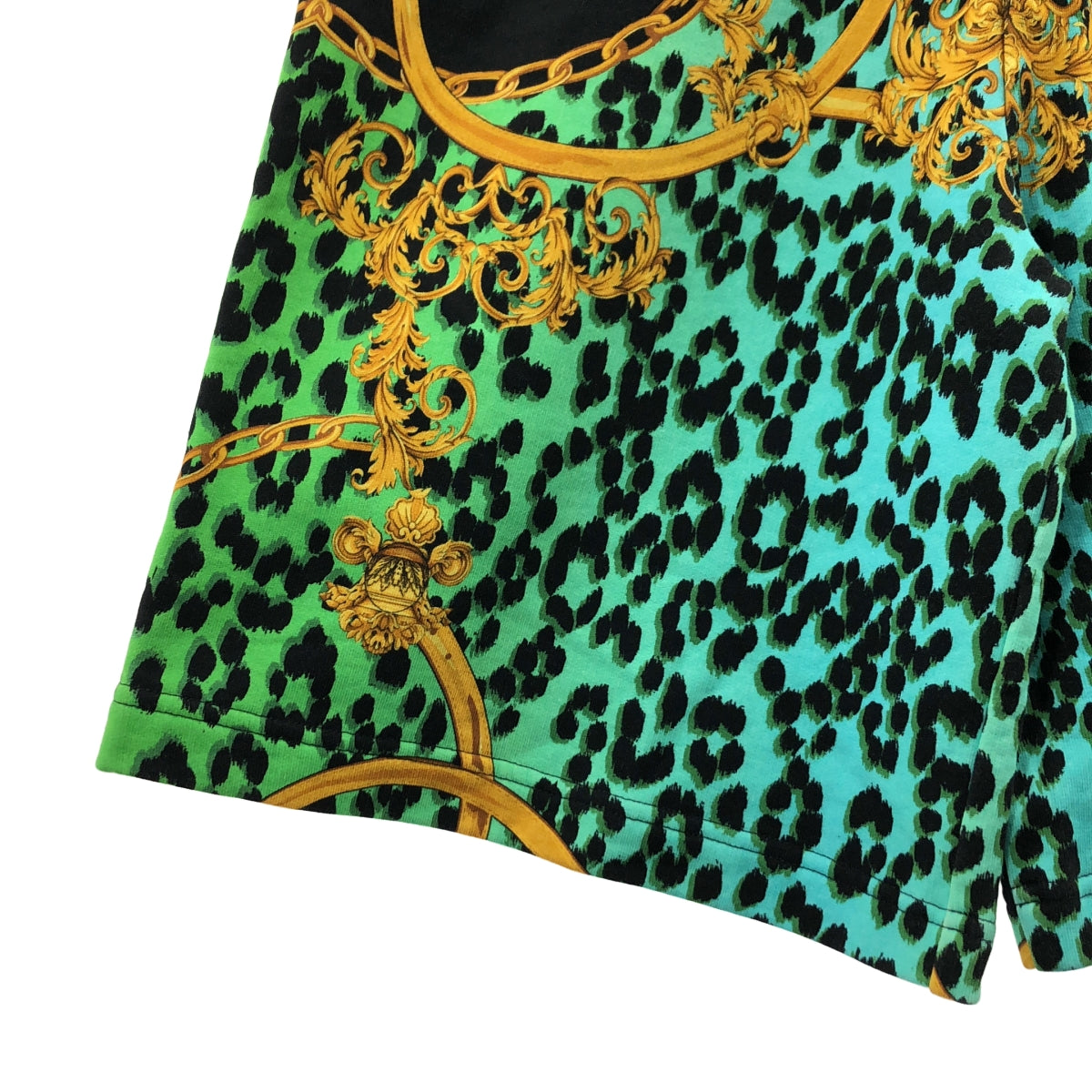 VERSACE | JEANS COUTURE / 巴洛克豹紋運動短褲 | S 碼 | 男款