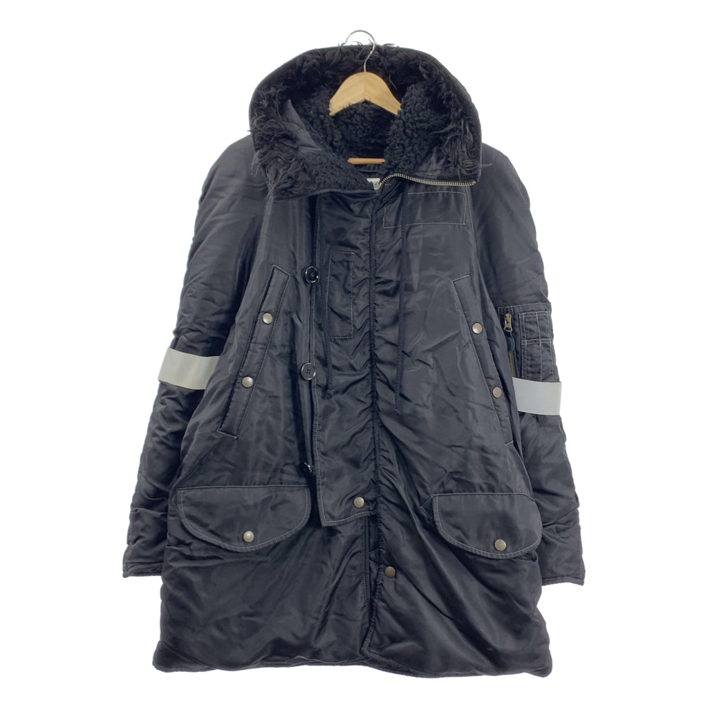 MM6 Maison Margiela / 엠엠 식스 메종 마르젤라 | 2022AW | SPORTS BOMBER JACKET 후드 나일론 폭격기 재킷 | 38 |