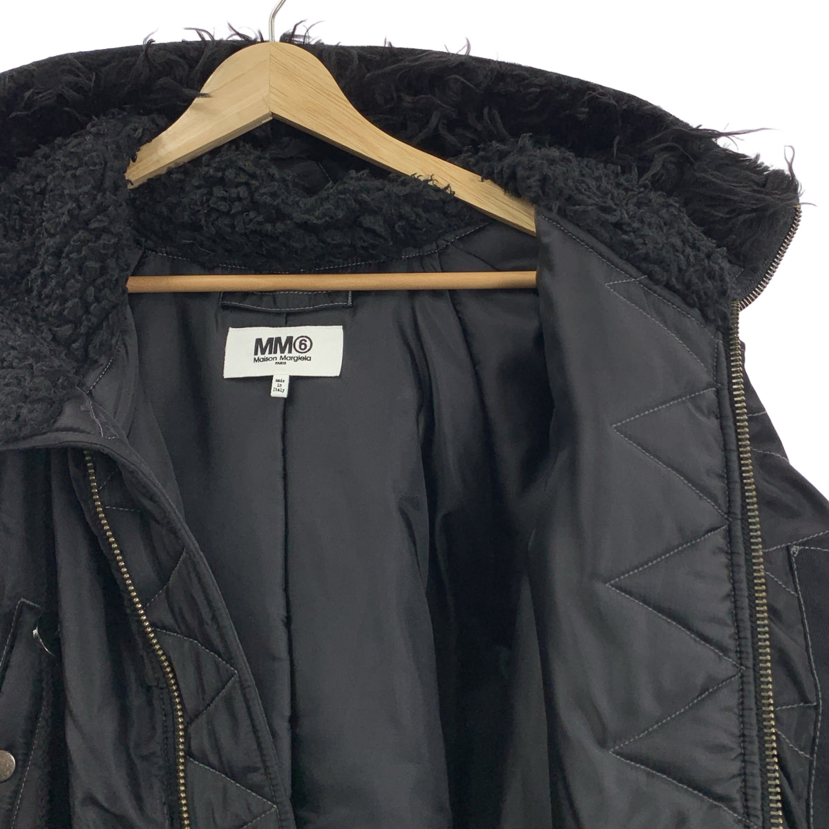 MM6 Maison Margiela / 엠엠 식스 메종 마르젤라 | 2022AW | SPORTS BOMBER JACKET 후드 나일론 폭격기 재킷 | 38 |