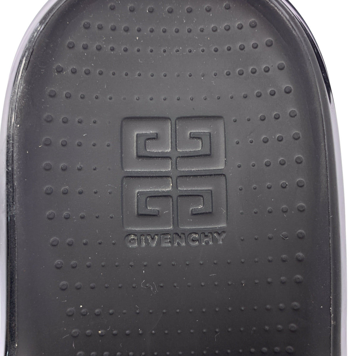 GIVENCHY / ジバンシィ | パテントレザー ロゴ プラットフォーム サンダル | 35 | レディース
