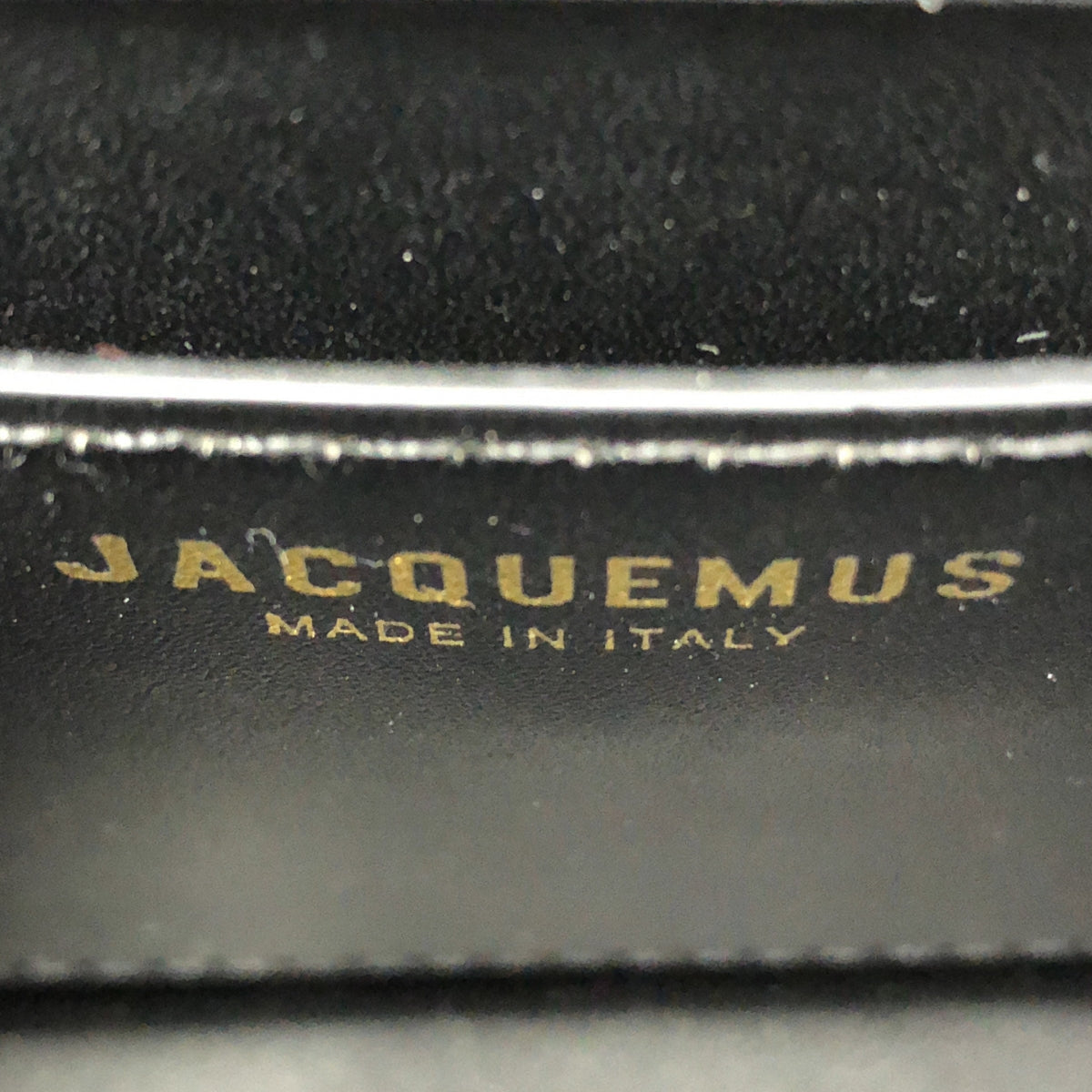 [狀況極佳] JACQUEMUS | Le Chiquito Moyen 雙向皮革標誌手提包配肩帶 | 黑色 | 女款