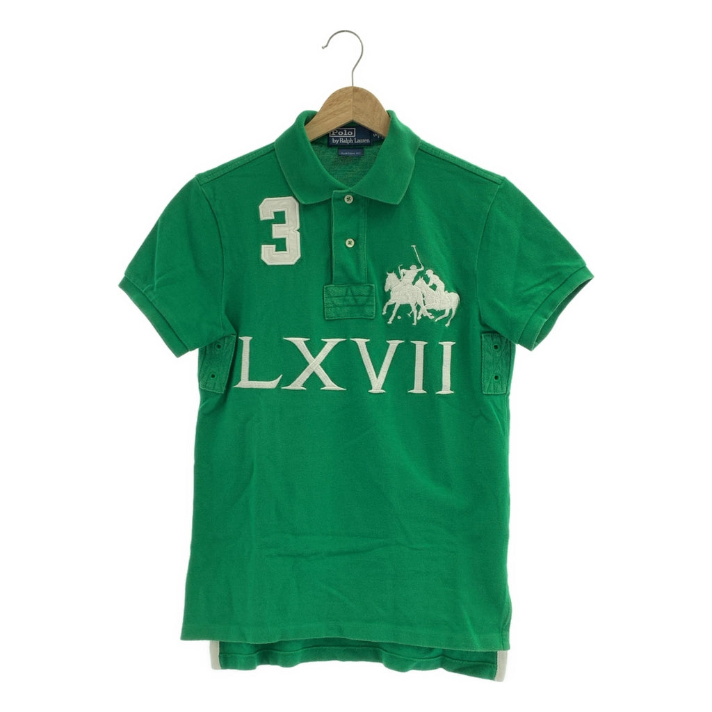 POLO RALPH LAUREN / 폴로랄프로렌 | LXVII / 조랑말 넘버링 패치 폴로 셔츠 컷소우 | S | 남성