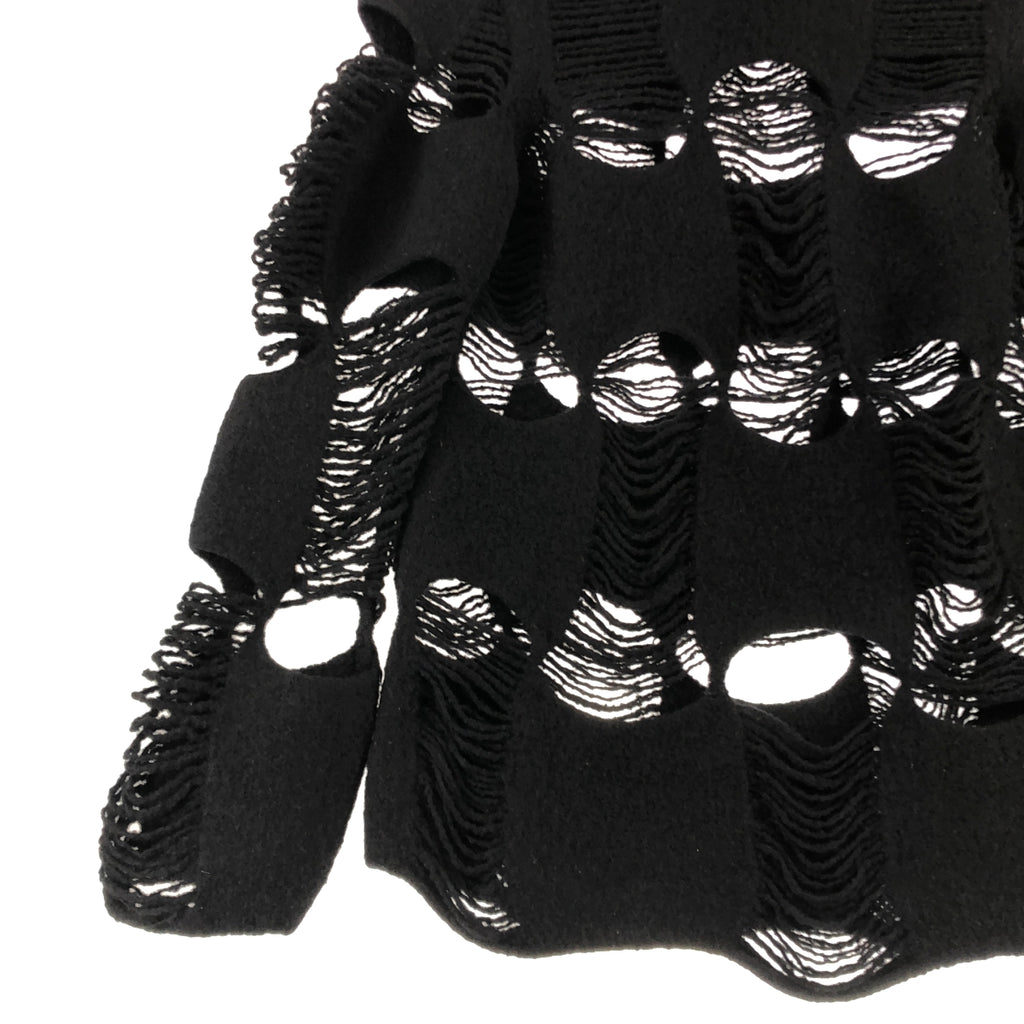 COMME des GARCONS / コムデギャルソン | 2024AW | Distressed Sweater 製品加工 ウール ニット プルオーバー | S | レディース