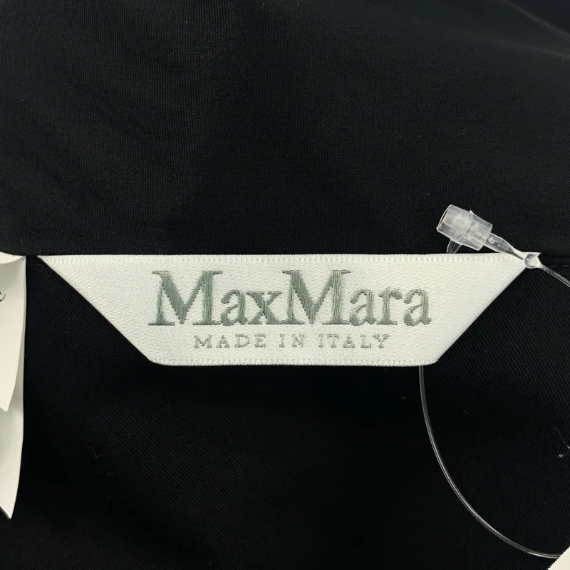 Max Mara / マックスマーラ | 白タグ / コットン テーラードジャケット | 32 | ブラック | レディース