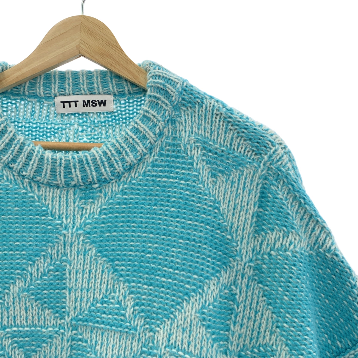 TTT_MSW / Quilt Pattern Knit ティー　ショート丈 TTT_MSW / Quilt Pattern Knit ティー ショート丈