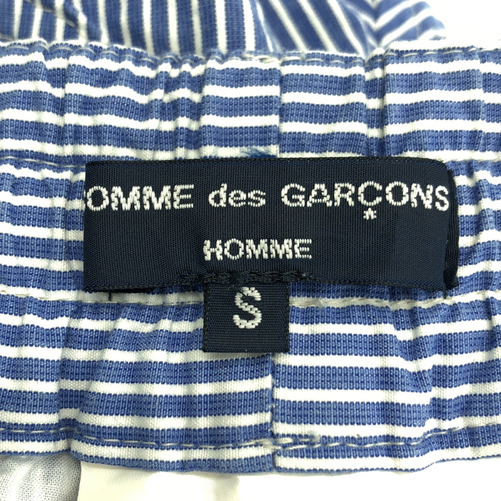 COMME des GARÇONS HOMME | 2016 春夏 |棉質條紋休閒褲 | S 號 |男士