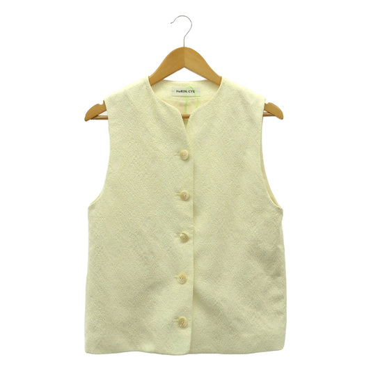 HeRIN.CYE / Herin Dot Sai | Jacquard vest | F | White | Women's