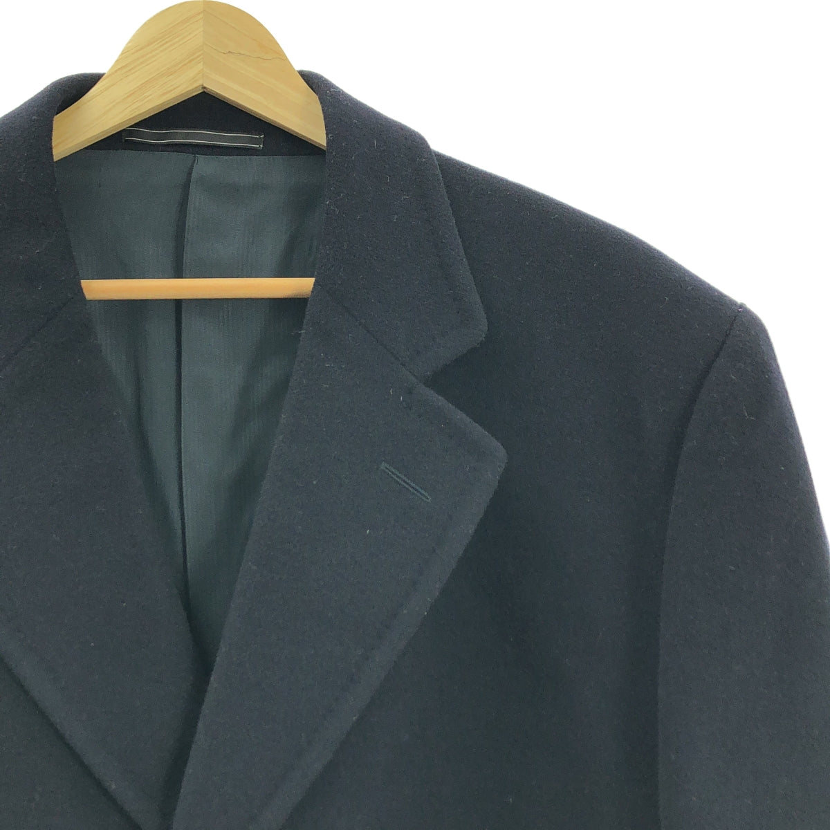 Ermenegildo Zegna / エルメネジルドゼニア | ウール シングル チェスターコート / 総裏地 |