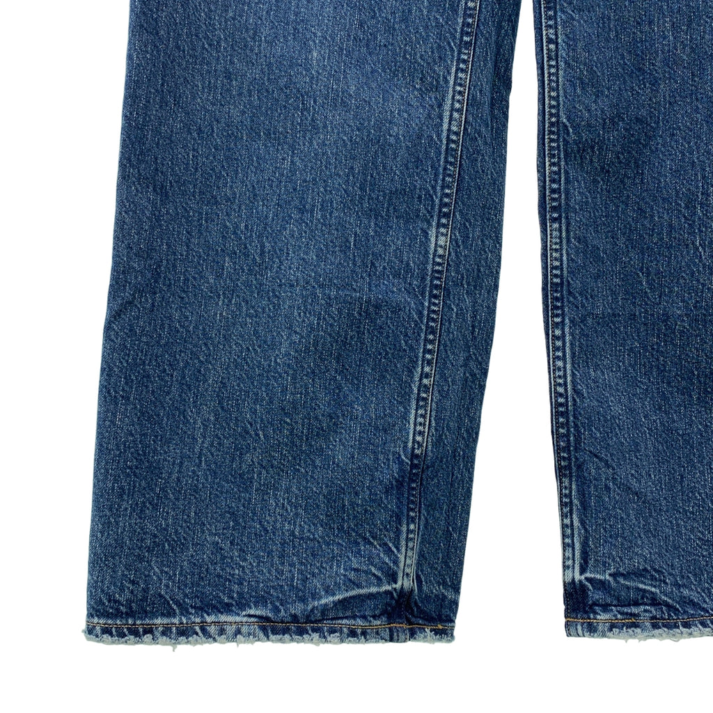 upper hights / アッパーハイツ | THE OLIVIA OASIS / ダメージ加工 デニム ワイドパンツ | 26 | レディース