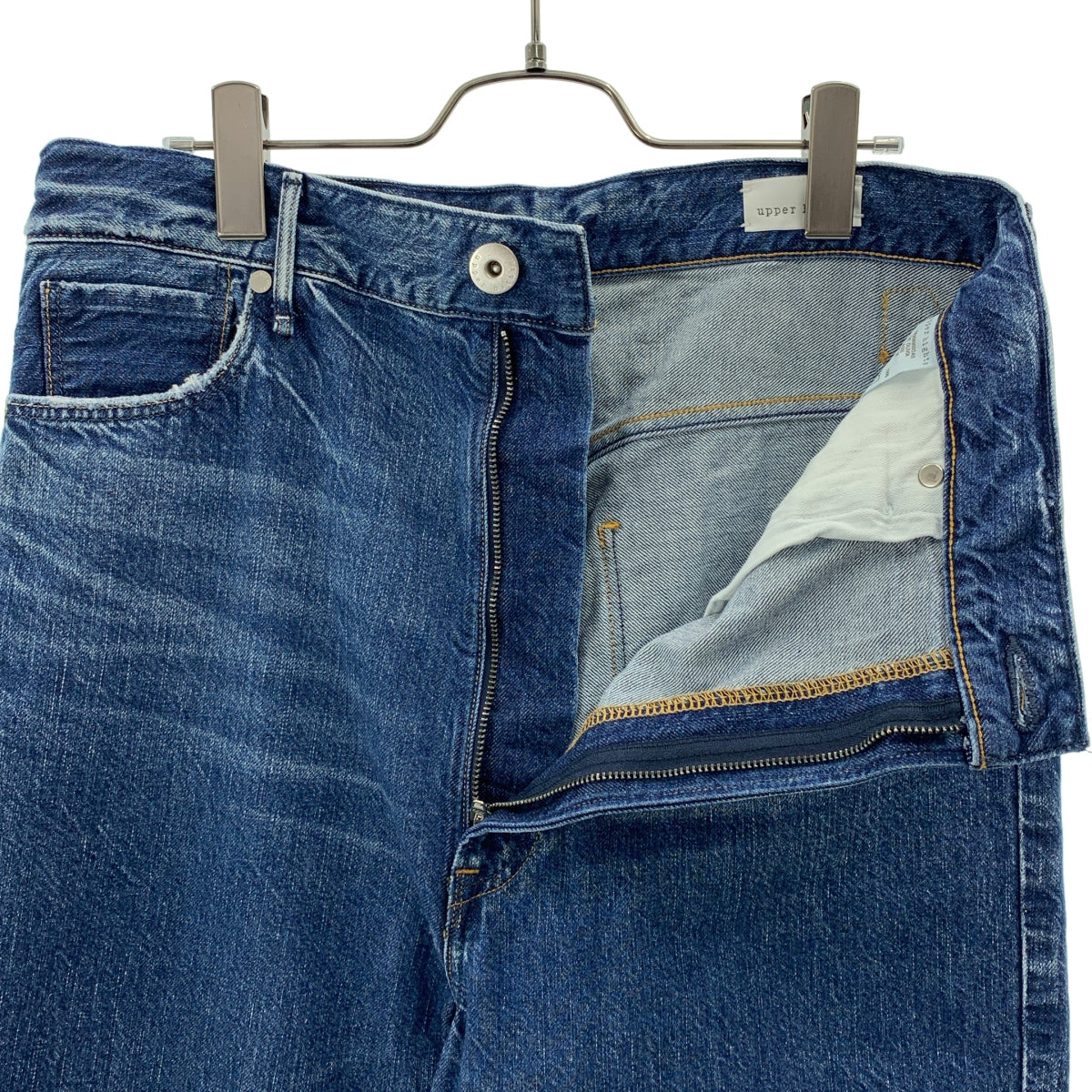 upper hights / アッパーハイツ | THE OLIVIA OASIS / ダメージ加工 デニム ワイドパンツ | 26 | レディース