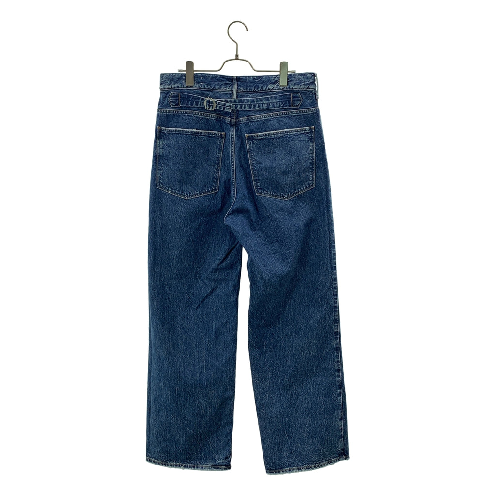 upper hights / アッパーハイツ | THE OLIVIA OASIS / ダメージ加工 デニム ワイドパンツ | 26 | レディース