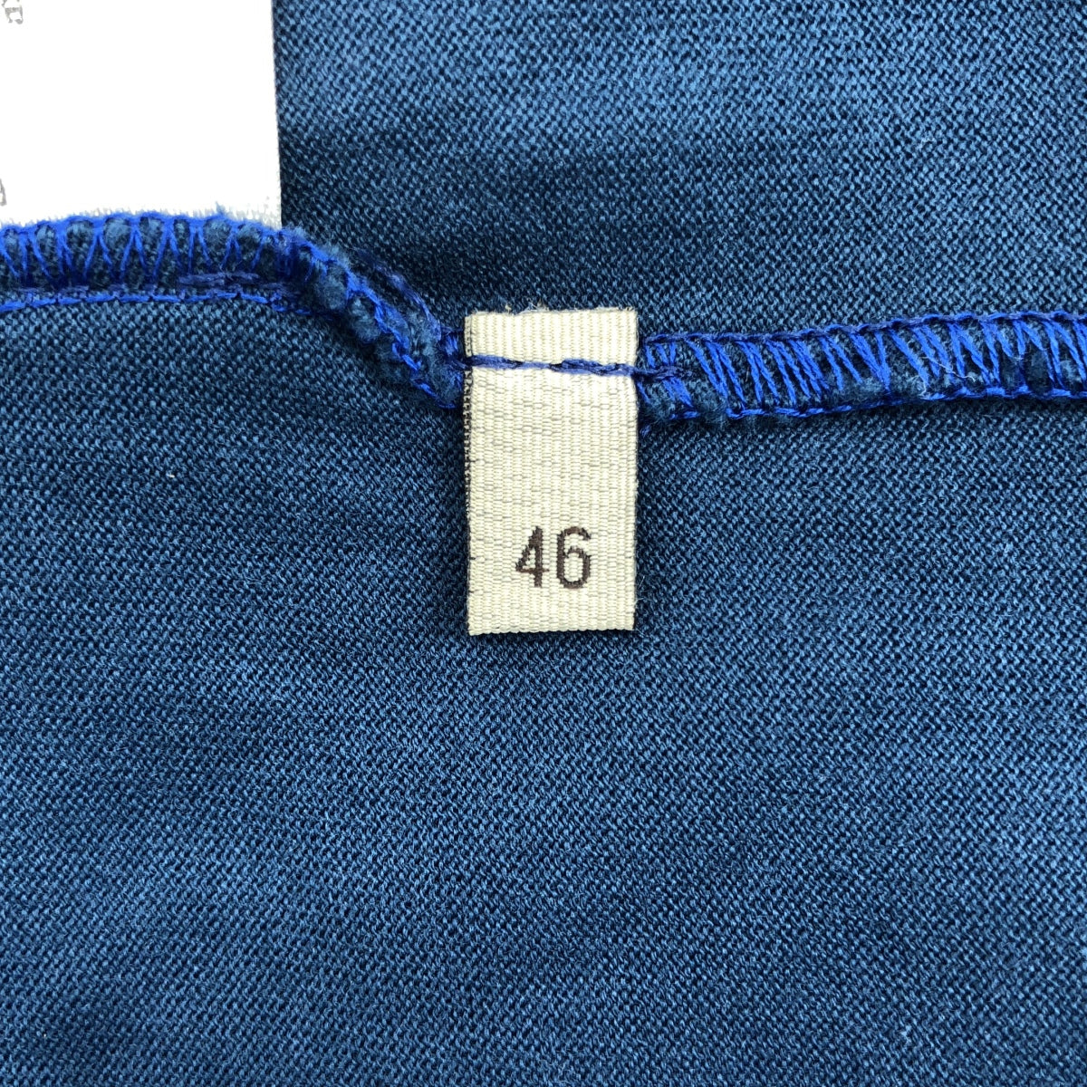 BOTTEGA VENETA / ボッテガヴェネタ | コットン バイカラー クルーネック Tシャツ | 46 | ブルー | メンズ