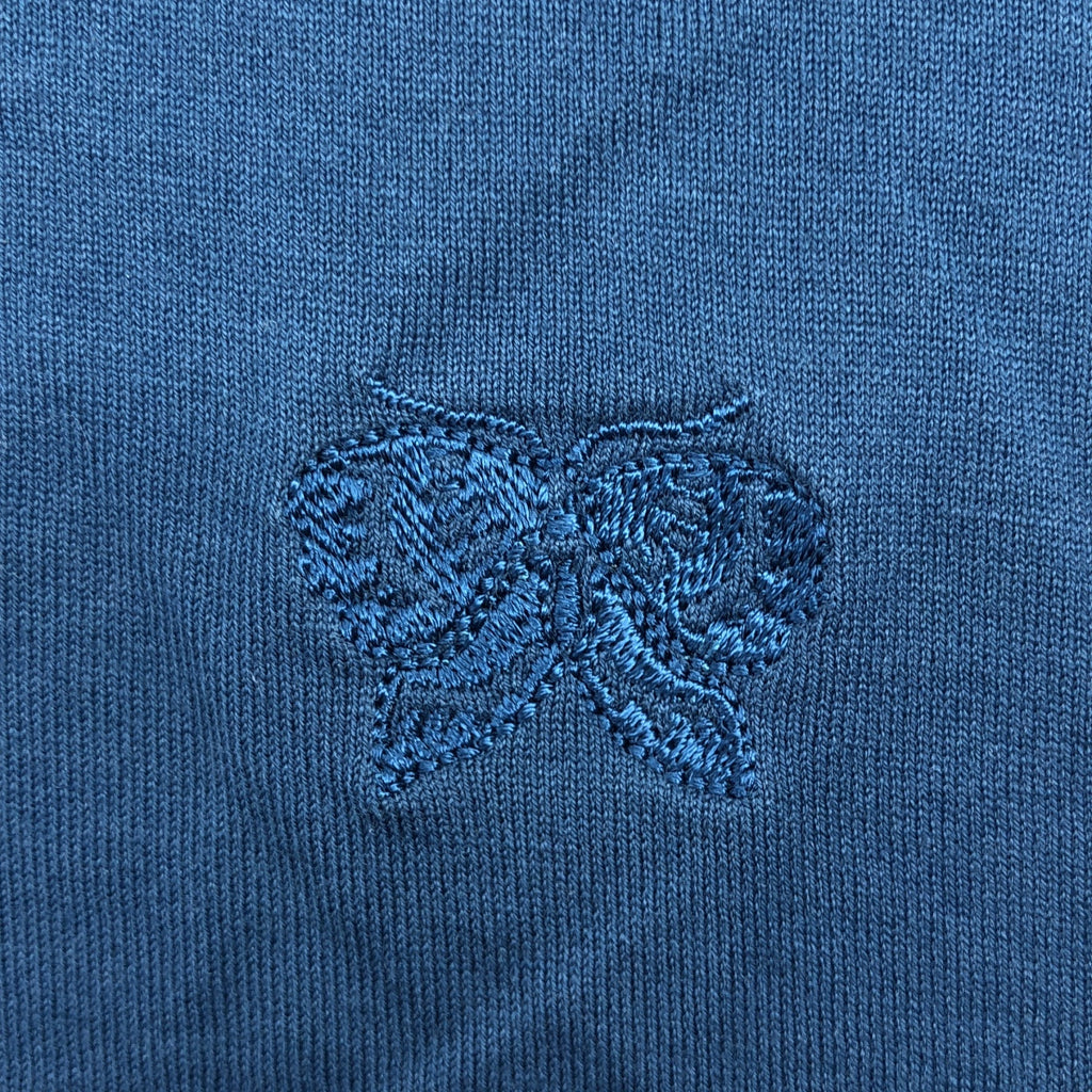 BOTTEGA VENETA / ボッテガヴェネタ | コットン バイカラー クルーネック Tシャツ | 46 | ブルー | メンズ