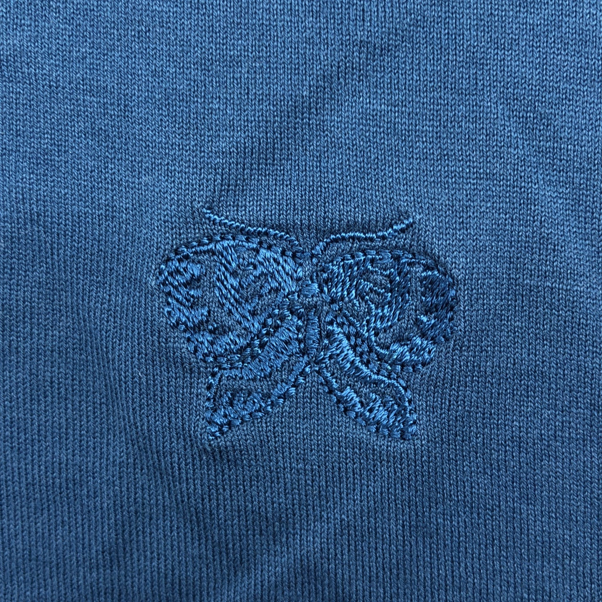 BOTTEGA VENETA / ボッテガヴェネタ | コットン バイカラー クルーネック Tシャツ | 46 | ブルー | メンズ