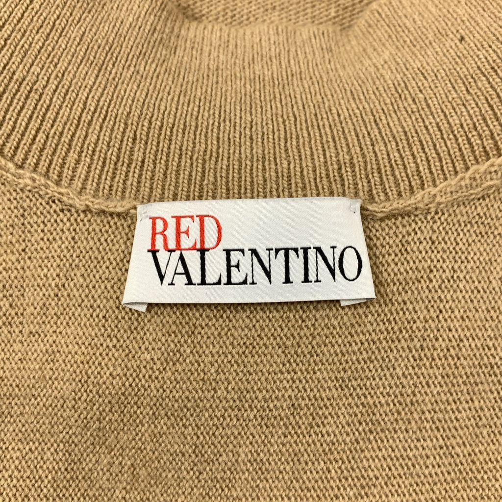 RED VALENTINO / 레드 발렌티노 | 울 프론트 리본 니트 | XS |